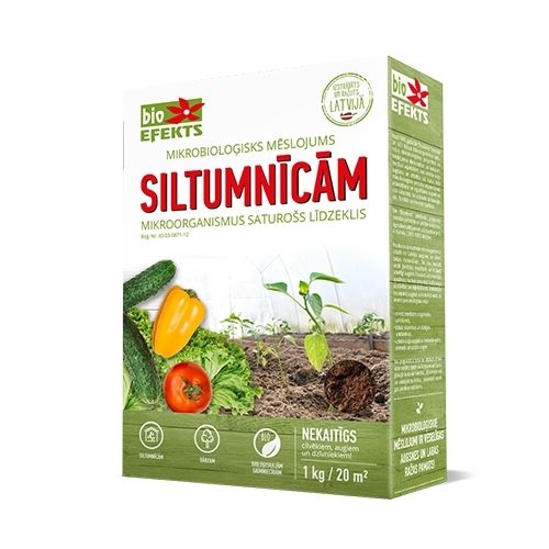 Mikrobioloģisks mēslojums siltumnīcām Bioefekts, 1 kg