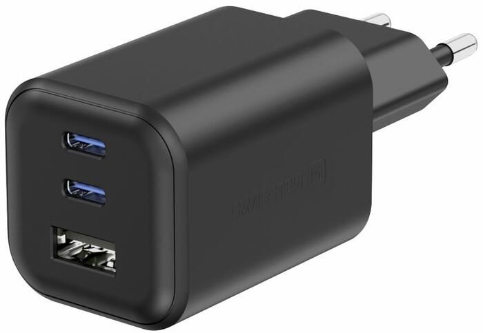 SWISSTEN Travel Tīkla Lādētājs GaN 2x USB-C / PD USB-A / 18W QC / 65W (22071410)