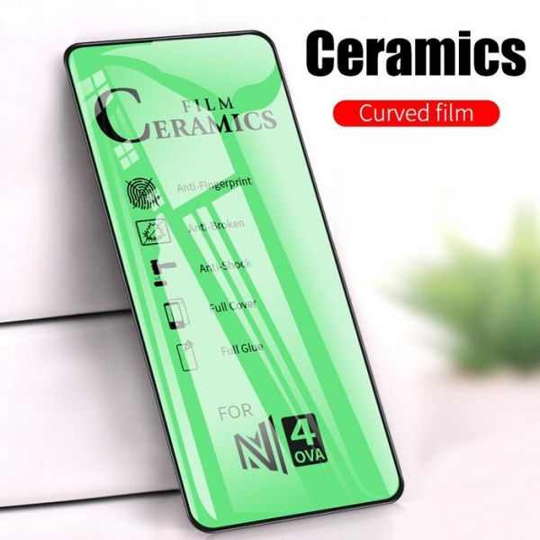 RoGer Ceramic Soft Full Coverage Защитная Пленочка для экрана Samsung Galaxy S21 Plus Прозрачная (RO-CE-SP-SA-S21P)