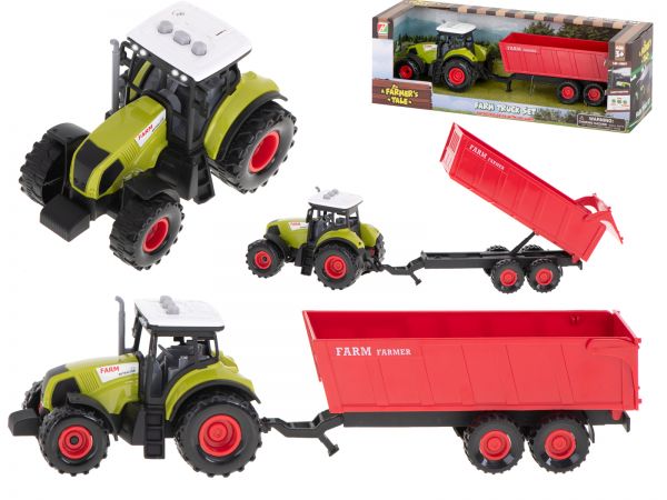 Traktors ar LED piekabi + skaņas