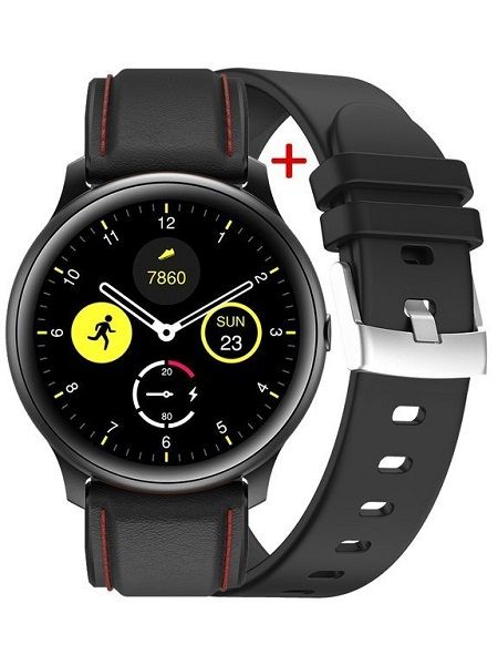 Gino Rossi Smartwatch G.RSWSF1-1A1-1 black + дополнительный БРАСЛЕТ (zg309e)