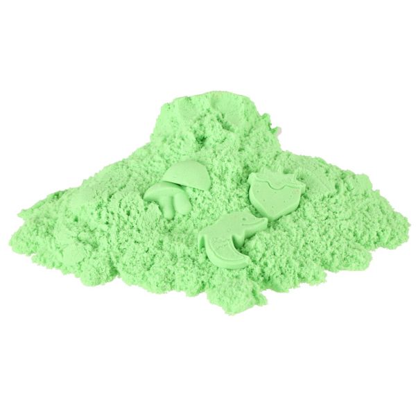 Kinētiskās smiltis 1 kg zaļš (9568_3)