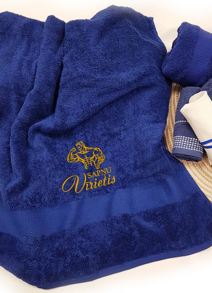 LUX frotē dvielis ar izšuvumu SAPŅU