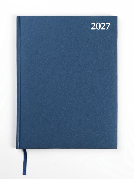 Plānotājs STANDARD 2027, PVC, A4, zila krāsa (Baltic) (100-05624)
