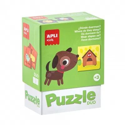 APLI kids Puzle DUO bērniem Where
