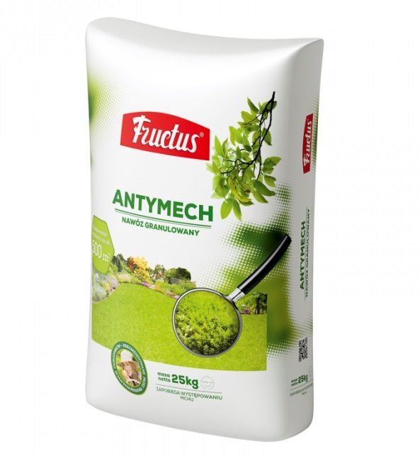 Fructus Удобрение для газона против мха 7-5-8+Fe 25 кг (11477)