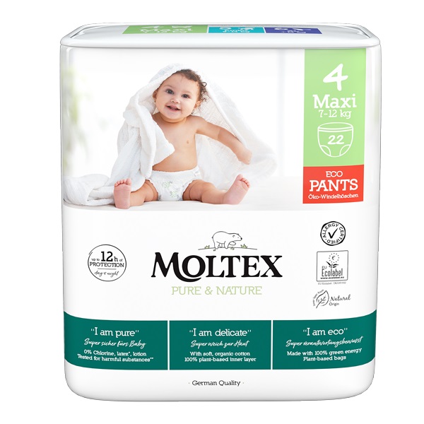 Moltex Autiņbiksītes-biksītes Pure & Nature 4
