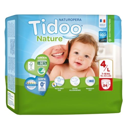 Tidoo Nature Autiņbiksītes ECO Izmērs 4/L