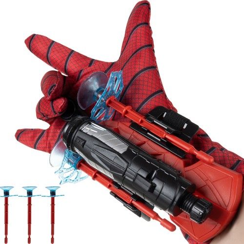 Перчатка Спайдермена с пусковой установкой + стрелы Spiderman (P20527/P26692)