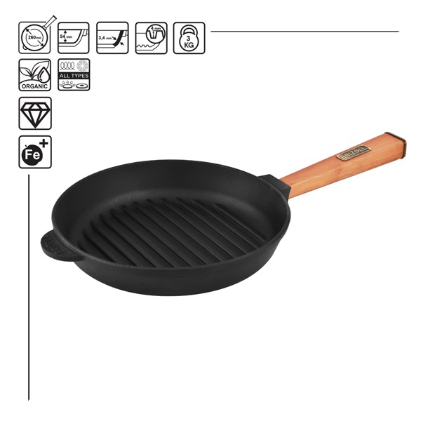 BRIZOLL PANNA čuguna OPTIMA grill 260×40