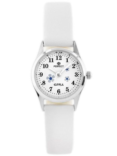 PERFECT Bērnu rokas pulkstenis G141 white/silver