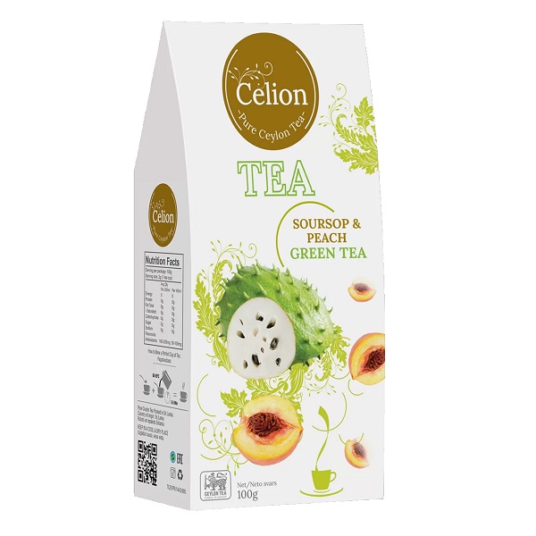 Ceilonas zaļā tēja "Persiks un