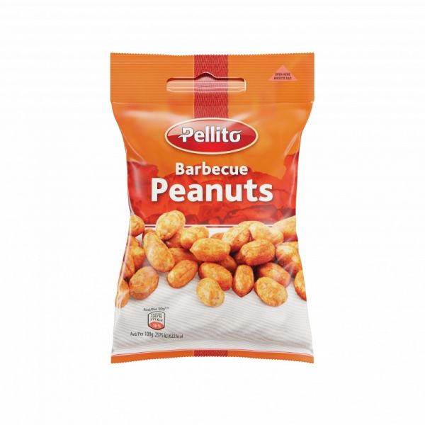 PELLITO Zemesrieksti ar barbekjū garšu 50g