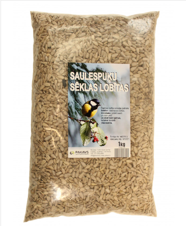 Saulespuķu sēklas lobītas 1kg  4751004141607