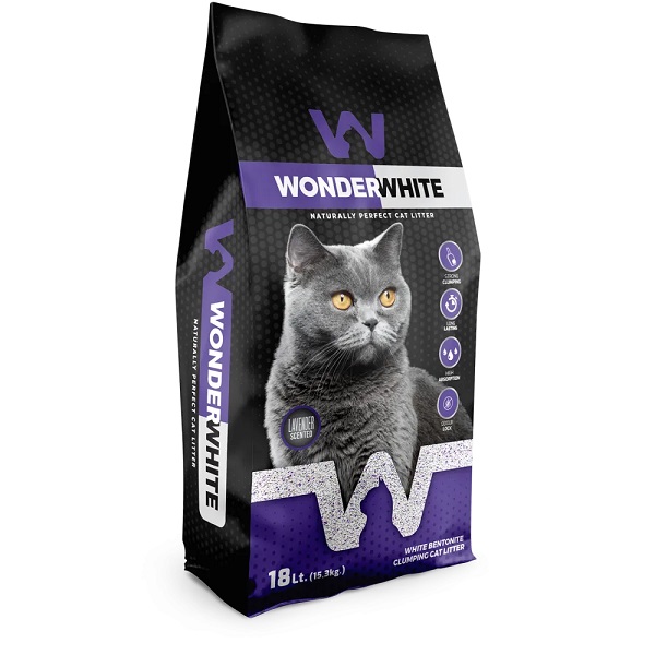 Wonder White BENTONITE CAT LITTER LAVENDER