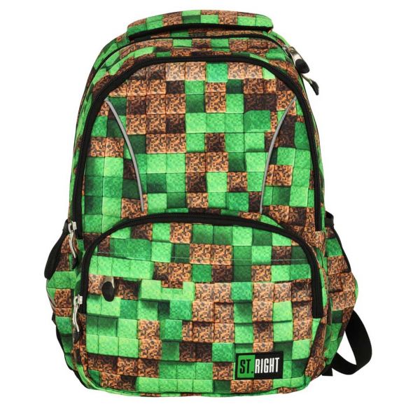 Skolas mugursoma Straight Pixel Cubes (3760_2)