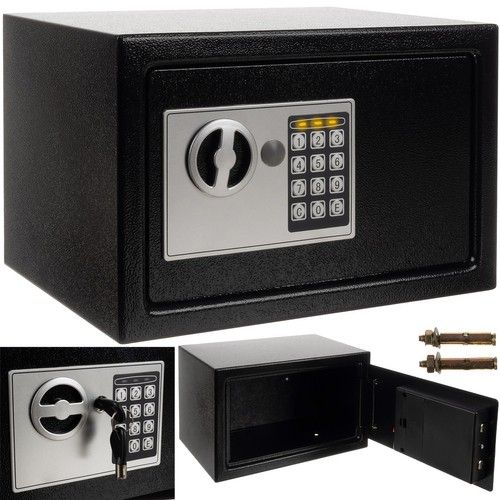 Электронный сейф c цифровым кодом и ключом XL P22627