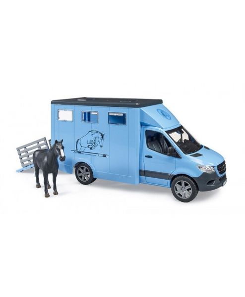BRUDER Rotaļu dzīvnieku transports ar zirga