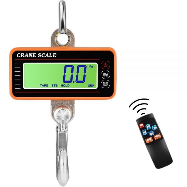 Весы для крюка крана 500 кг LCD с пультом (P17146)