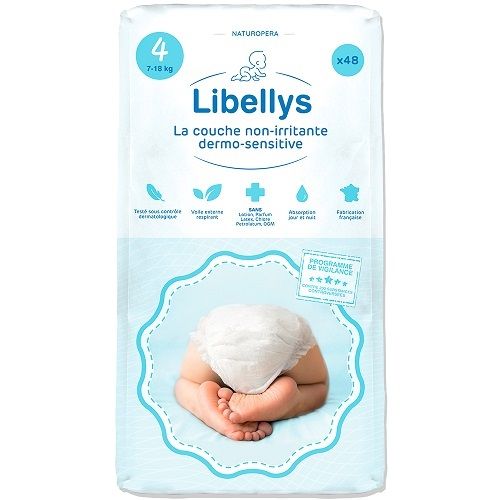 Libellys Подгузники Dermo-Sensitive T4 Maxi Размер 4 - L (7-18kg) 48 шт.