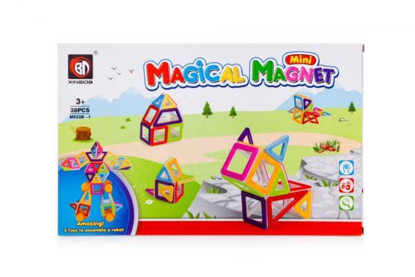 Magnētiskais konstruktors Magical Magnet Mini 38