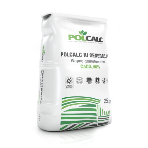Известь садовая гранулированная Polcalc, 25 кг 80093