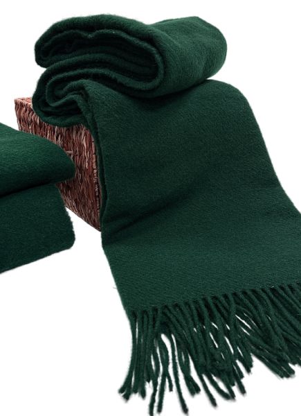 Vilnas pleds ZELANDIA Xmas Green 140x200