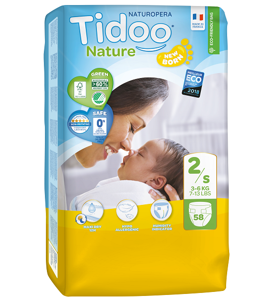Tidoo Nature Autiņbiksītes ECO Newborn Izmērs