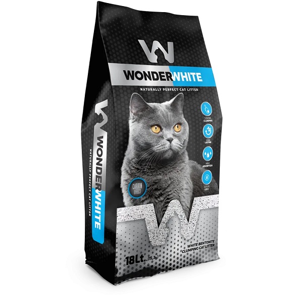 Wonder White BENTONITE CAT LITTER CARBON