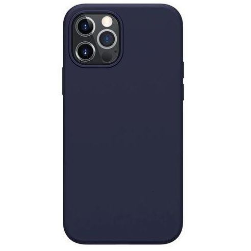 Mocco Liquid Silicone Soft Back Case Силиконовый чехол для Apple iPhone 12 Mini  Cиний (MO-LQ-IPH12M-BL)