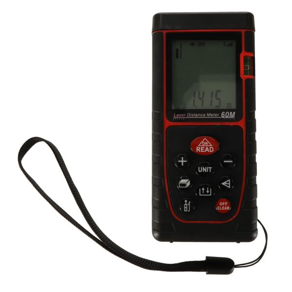 Цифровой лазерный дальномер IP54 3мм/60м (4711)