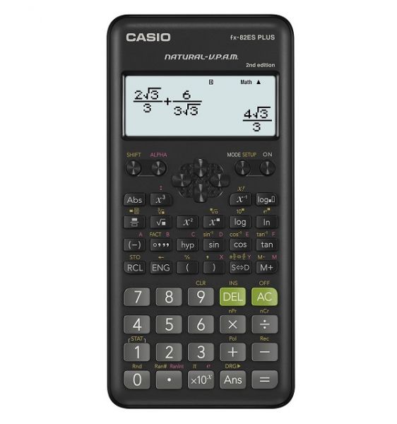 CASIO Научный калькулятор FX-82ES PLUS II, 77 x 162 x 14 mm (250-08035)