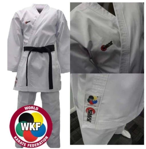 Smai Кимоно Student Karate Uniform WKF Размер 160 - 170- 180 см белый пояс