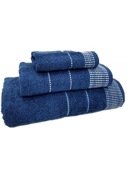 Frotē dvielis DOBBY dark blue