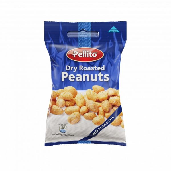 PELLITO Zemesrieksti grauzdēti bez eļļas 50g