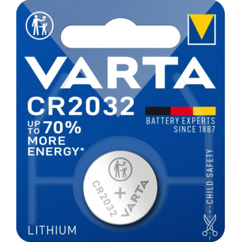 Varta CR2032-1BB 6032 BLISTERA IEPAKOJUMĀ 1GB
