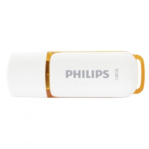 PHILIPS USB 2.0 FLASH DRIVE SNOW EDITION (ОРАНЖЕВАЯ) 128GB (FM12FD70B)