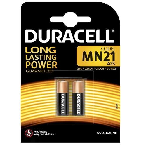 Duracell MN 21 (LR23) Blistera iepakojumā