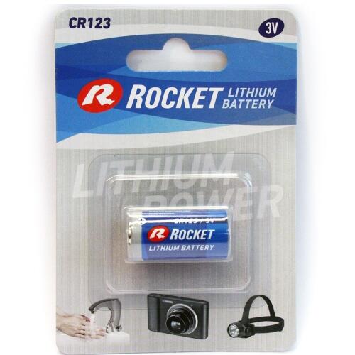 Rocket CR123 Blistera iepakojumā 1gb. (ROCCR123BL1)
