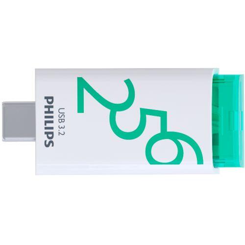 PHILIPS USB-C 3.2 Gen 1 Flash Drive Click Spring Green 256GB (FM25FD175B/00)