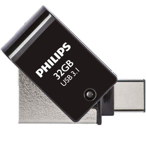 PHILIPS USB 3.1 / USB-C Flash Drive Midnight black 32GB (FM32DC152B)