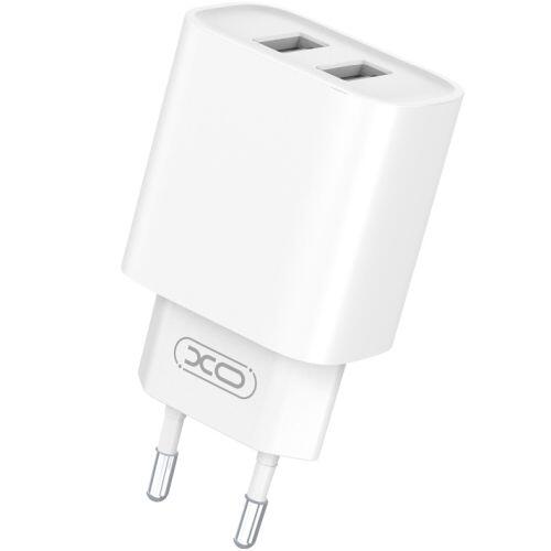 XO CE02C Mobilo telefonu lādētājs 2xUSB