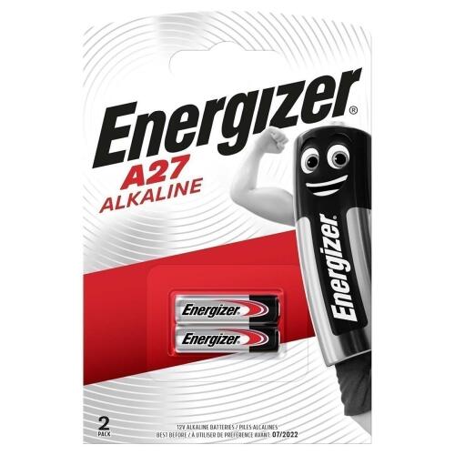 Energizer LR27 BLISTERA IEPAKOJUMĀ 2GB. (ENLR27-2)