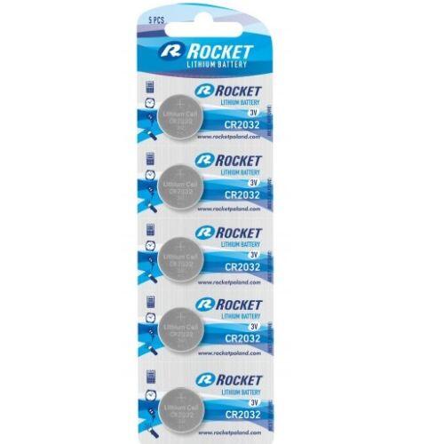 Rocket CR2032-5BB BLISTERA IEPAKOJUMĀ 5GB. (ROCR2032-5BB)