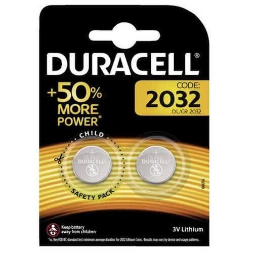 DURACELL DL2032 BLISTERA IEPAKOJUMĀ 2GB. (DL2032-2)