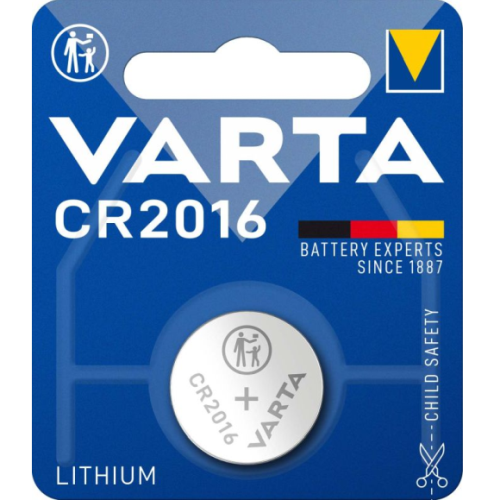 Varta CR2016-1BB 6016 BLISTERA IEPAKOJUMĀ 1GB