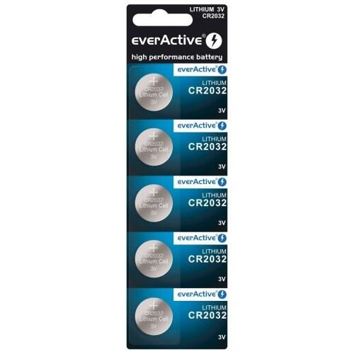 EVERACTIVE CR2032-5BB BLISTERA IEPAKOJUMĀ 5GB. (EVACR2032B5)