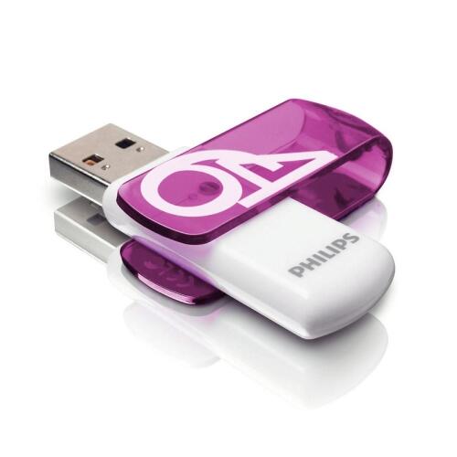 Philips USB 2.0 Flash Drive Vivid Edition (фиолетовая) 64GB (FM64FD05B)