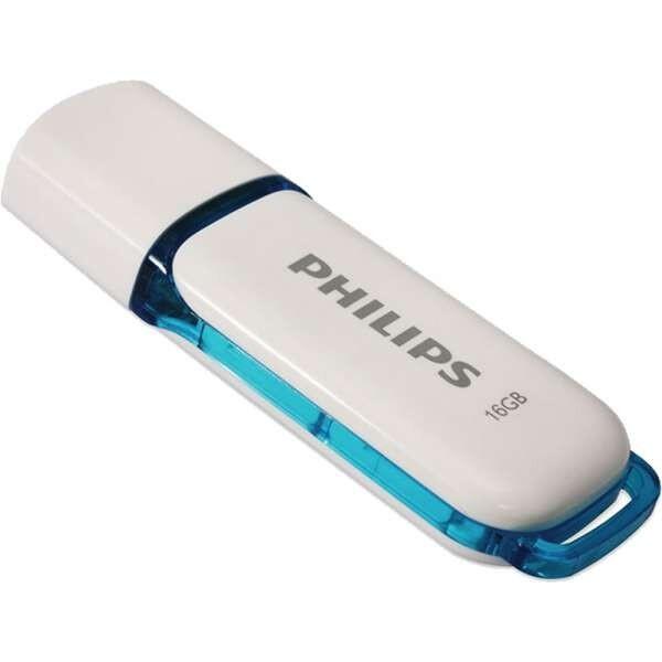 Philips USB 2.0 Flash Drive Snow Edition (синяя) 16GB (FM16FD70B)
