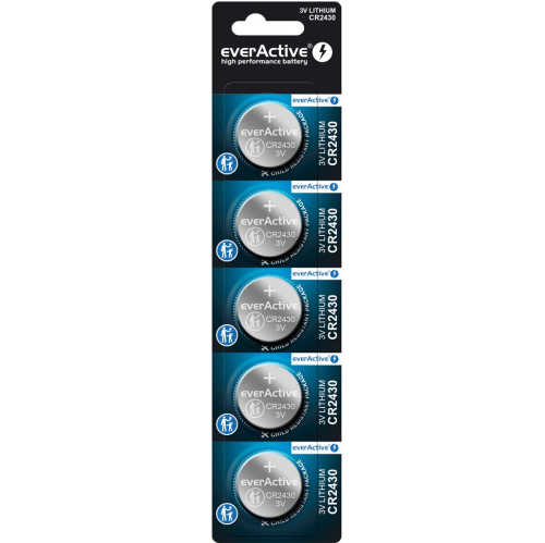 EverActive CR2430-5BB BLISTERA IEPAKOJUMĀ 5GB. (EVACR24305BL)
